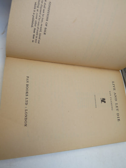 Live and Let Die By Ian Fleming 1965 18th Printing