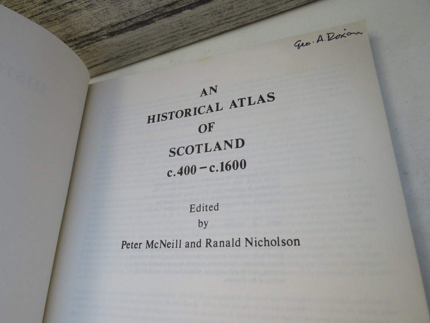 An Historical Atlas of Scotland C.400 - C.1600 Edited By Peter McNeill and Ranald Nicholson 1975, book image 4