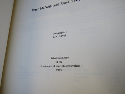 An Historical Atlas of Scotland C.400 - C.1600 Edited By Peter McNeill and Ranald Nicholson 1975 book image 5