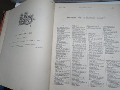 The Garden An Illustrated weekly Journal of Horticulture In All Its Branches Vol XXIV Christmas 1883