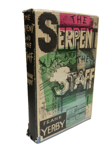 The Serpent and The Staff By Frank Yerby 1959, Antique Book book front cover
