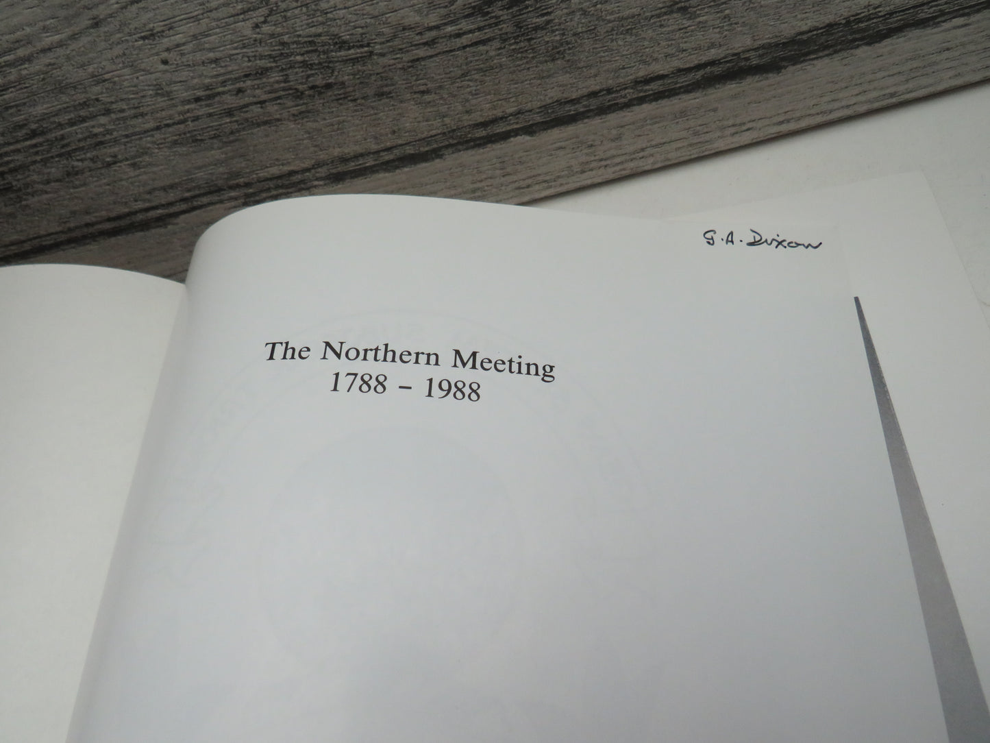 The Northern Meeting 1788-1988 By Angus Fairrie 1988, book image 3
