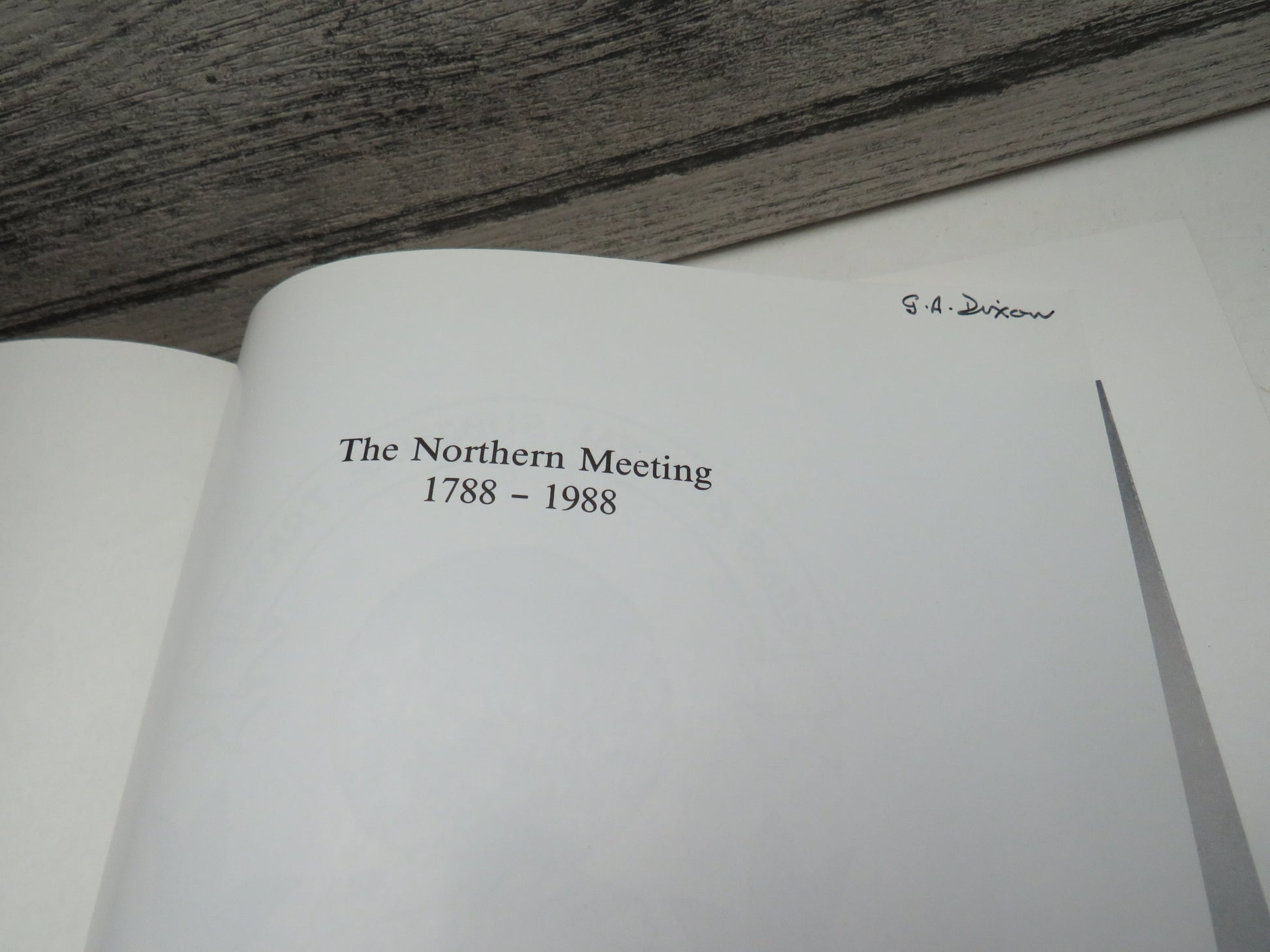 The Northern Meeting 1788-1988 By Angus Fairrie 1988, book image 3