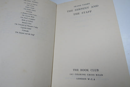 The Serpent and The Staff By Frank Yerby 1959, Antique Book book image 3