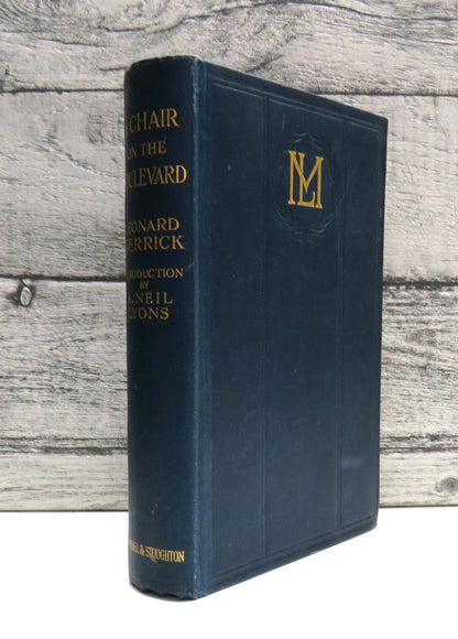 A Chair On The Boulevard By Leonard Merrick book front cover
