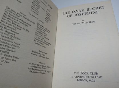 The Dark Secret of Josephine By Dennis Wheatley book image 4