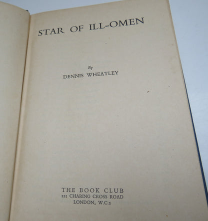 Star of Ill-Omen by Dennis Wheatley book image 3