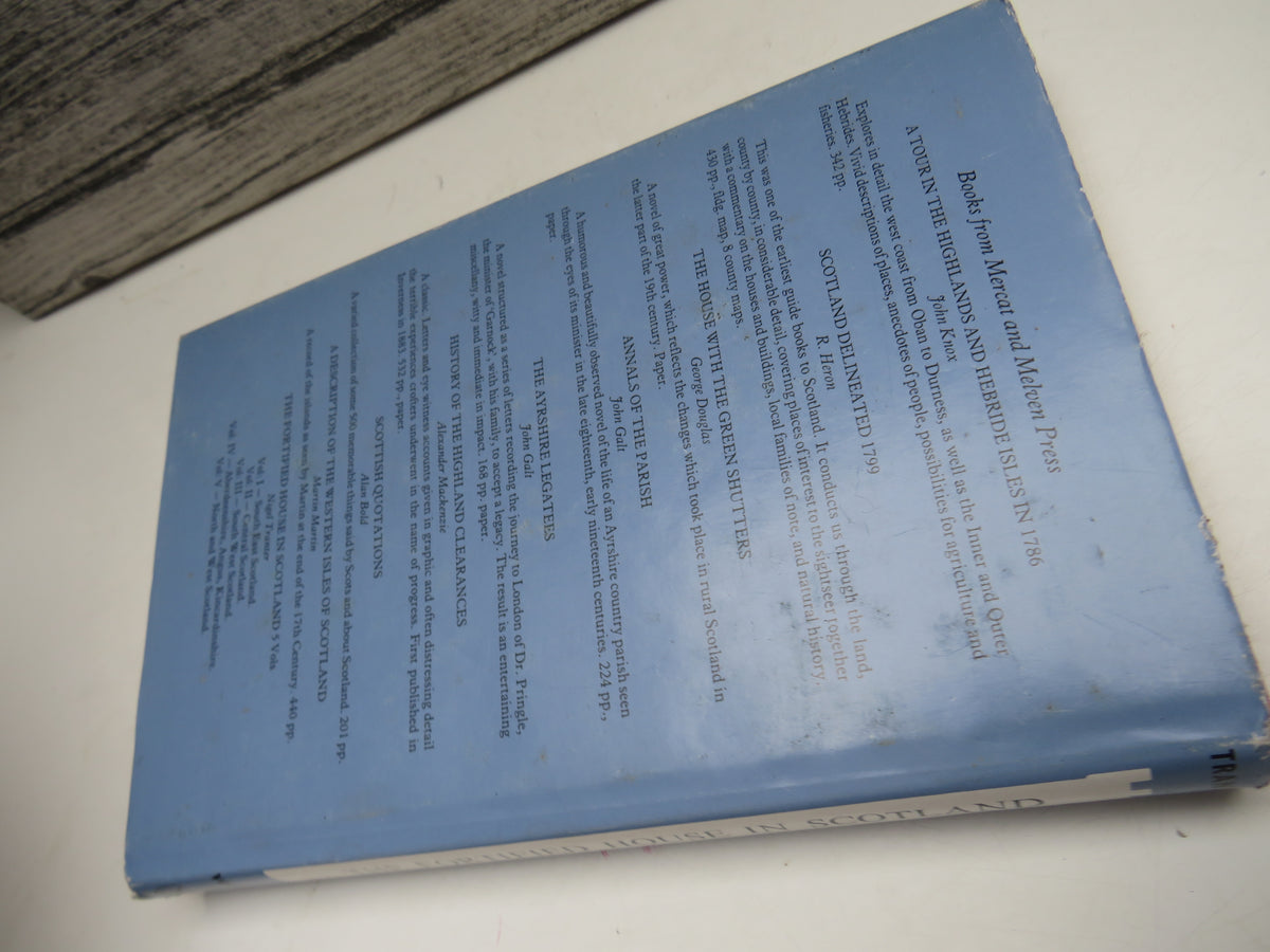 The Fortified House In Scotland By Nigel Tranter Volume One South-East Scotland Author Signed