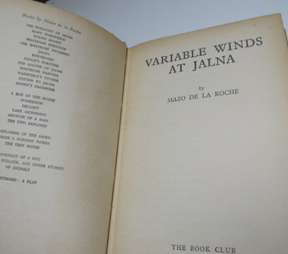 Variable Winds At Jalna By Mazo De La Roche book image 4