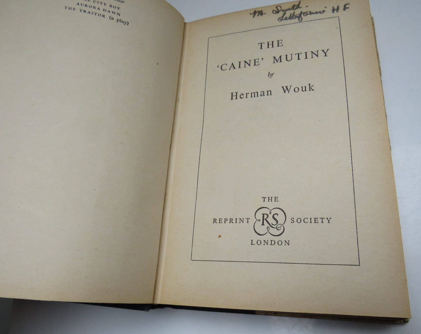 The Caine Mutiny By Herman Wouk 1953