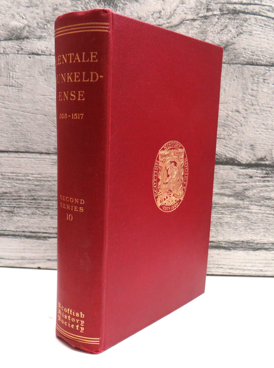 Rentale Dunkeldense Being Accounts of the Bishopric (A.D. 1505-1517) With Myln's Lives of the Bishops' (A.D. 1483-1517) Translated and Edited By Robert Kerr Hannay 1915, front cover