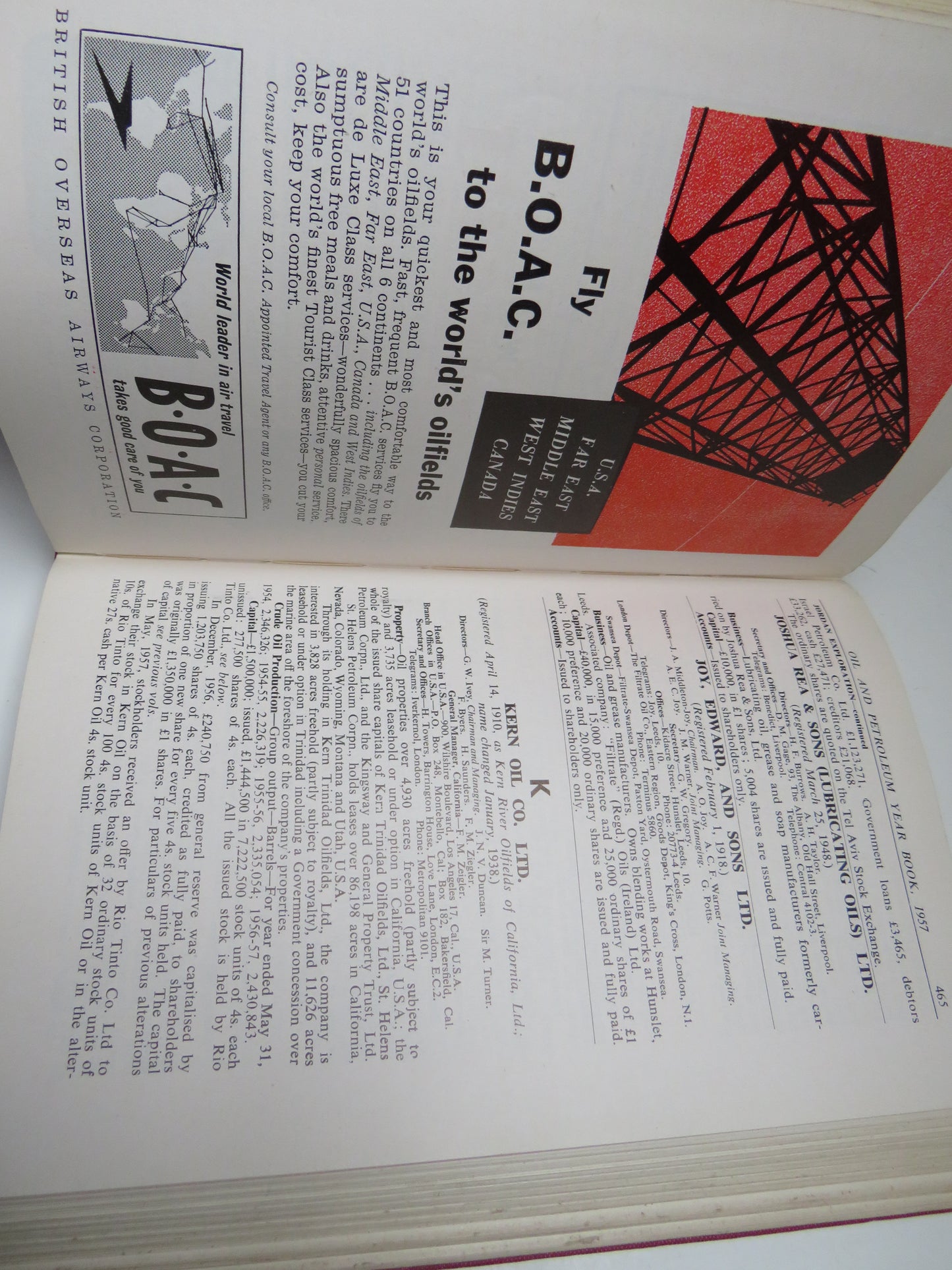 Oil and Petroleum Year Book 1957 Compiled  By Walter E. Skinner