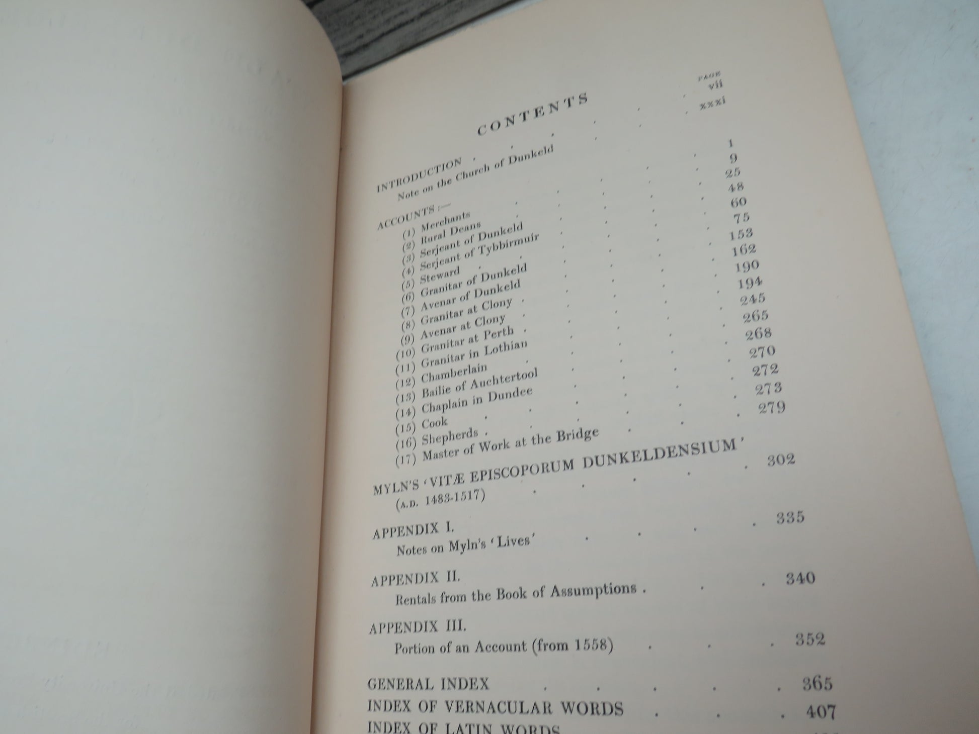 Rentale Dunkeldense Being Accounts of the Bishopric (A.D. 1505-1517) With Myln's Lives of the Bishops' (A.D. 1483-1517) Translated and Edited By Robert Kerr Hannay 1915, book image 6