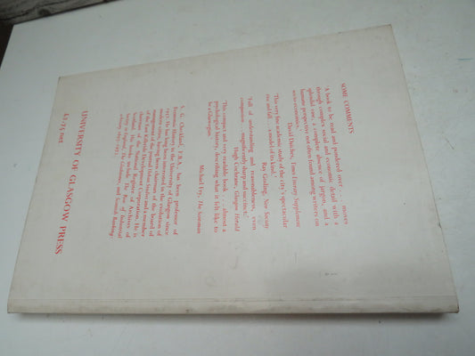 The Upas Tree Glasgow 1875-1975 A Study In Growth and Contraction By S.G. Checkland 1977, book image 2