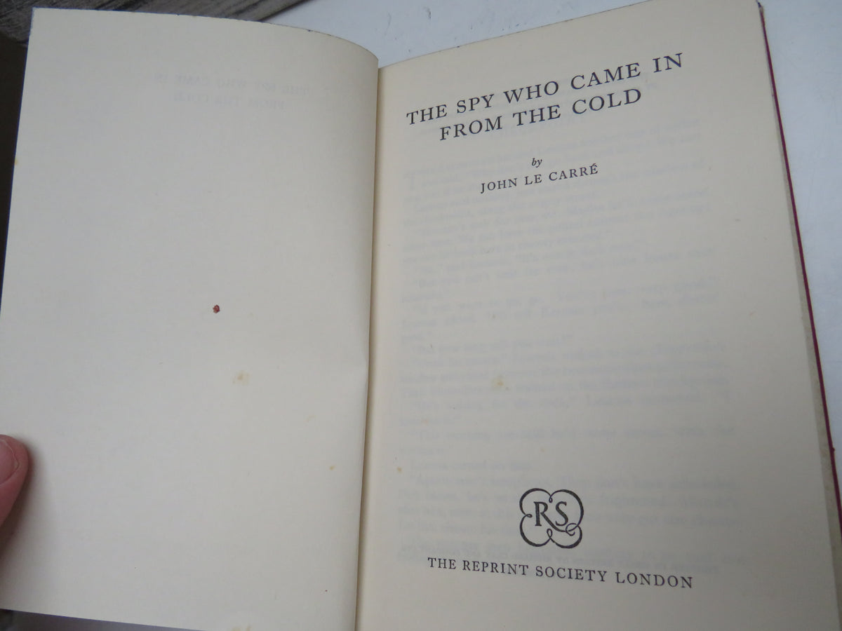 The Spy Who Came In From The Cold By John Le Carre 1963