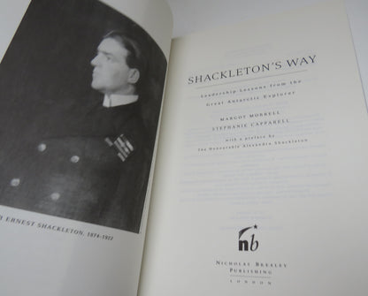 Shackleton's Way Leadership Lessons From The Great Antarctic Explorer By Margot Morrell & Stephanie  book image 3
