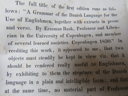 A Grammar of the Danish Language For The Use of Englishmen By Erasmus Rask 1830 book image 5