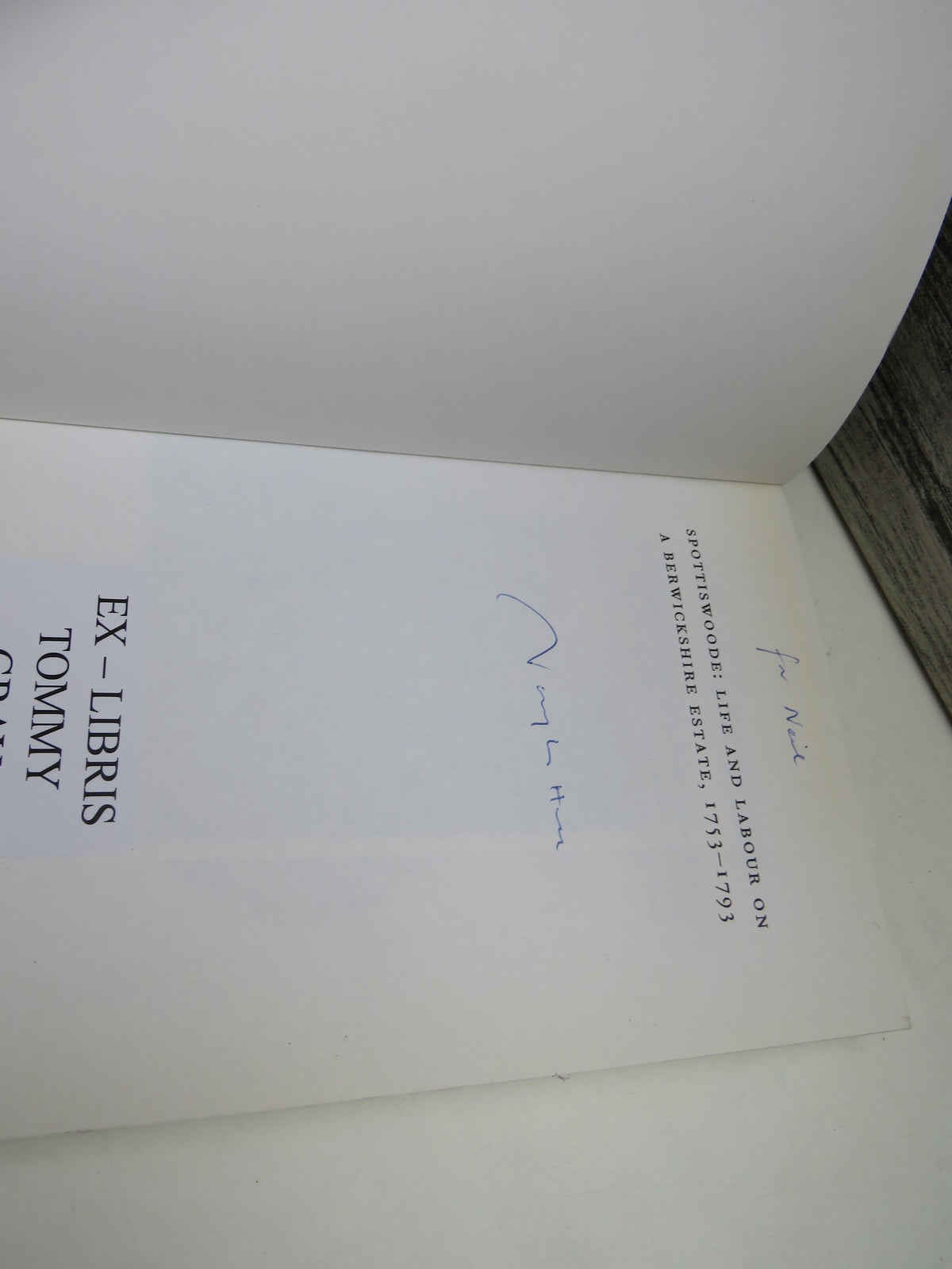 Spottiswoode: Life and Labour On A Berwickshire Estate, 1753 -1793 Introduction By Douglas Hall Commentary By Tom Barry 1997