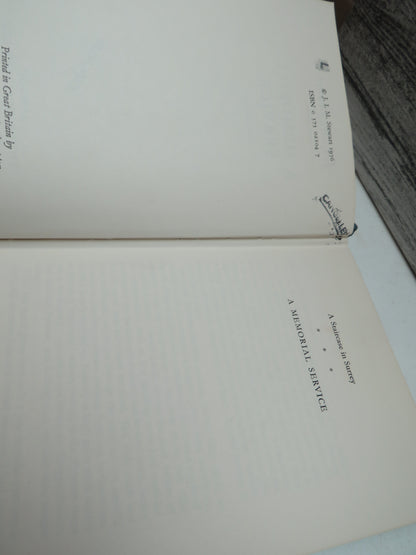 A Memorial Service A Novel By J.I.M. Stewart 1976 book image 6