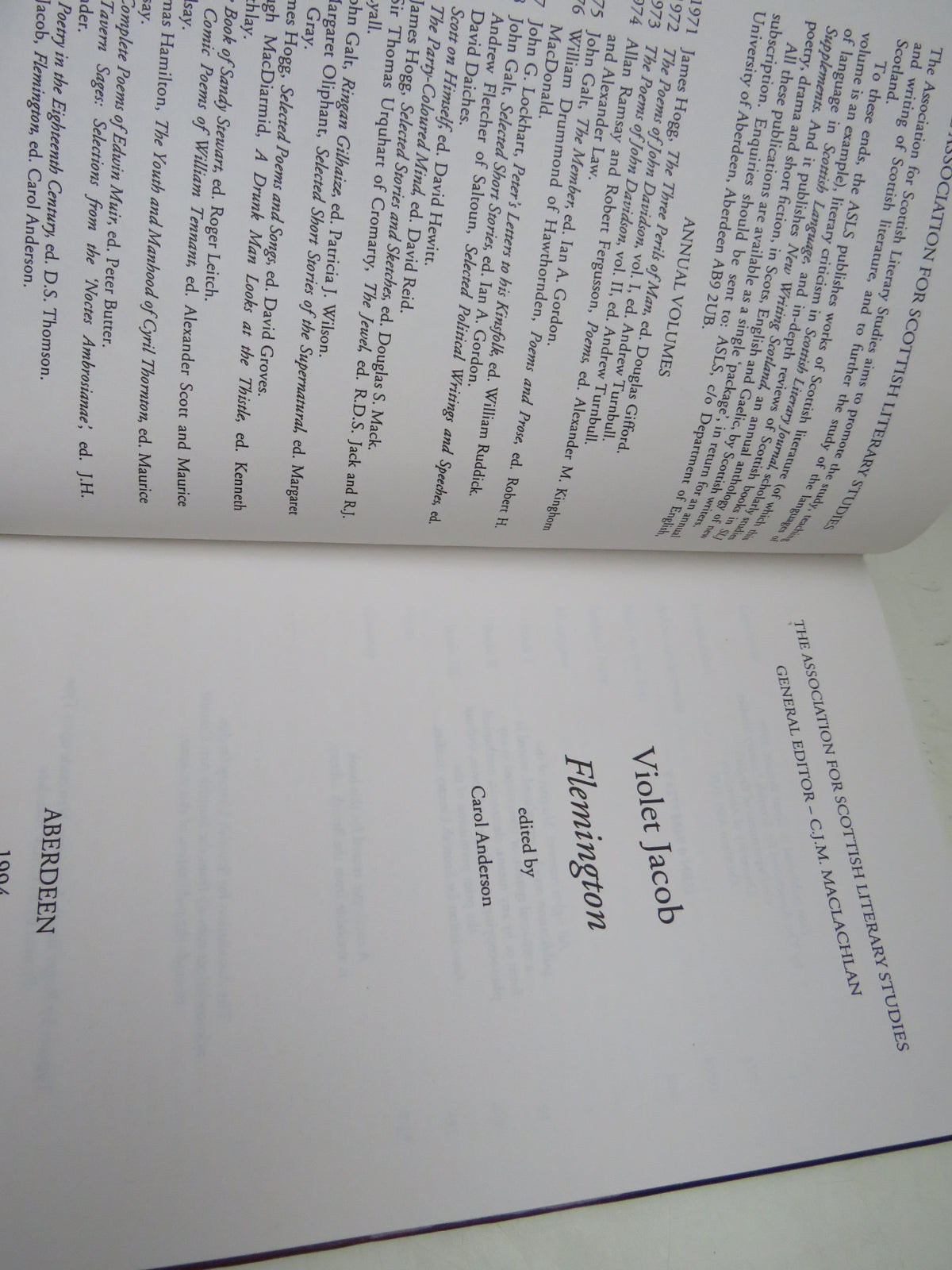 Flemington By Violet Jacob 1994
