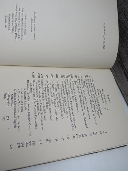 The English Cathedral Through The Centuries By G.H. Cook 1960