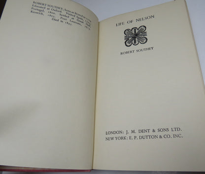 Life of Nelson By Robert Southey 1938 book image 4