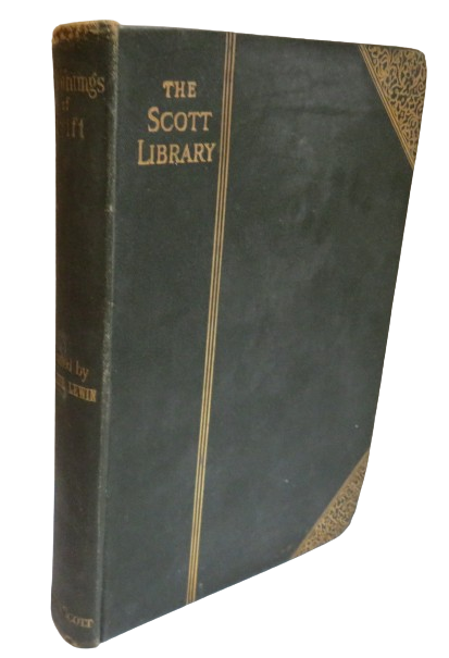 Prose Writings of Swift chosen and Arranged By Walter Lewin The Scott Library book front cover