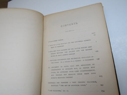 Prose Writings of Swift chosen and Arranged By Walter Lewin The Scott Library book image 4