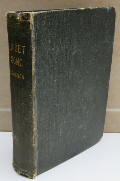 Sunset Song A Novel By Lewis Grassic Gibbon 1932 5th Impression Rare book image 2