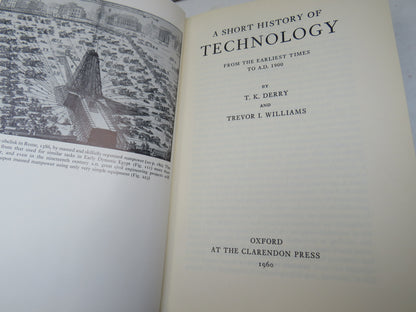 A Short History of Technology From The Earliest Times To A.D. 1900 By T.K. Derry and Trevor I. Willi book image 4