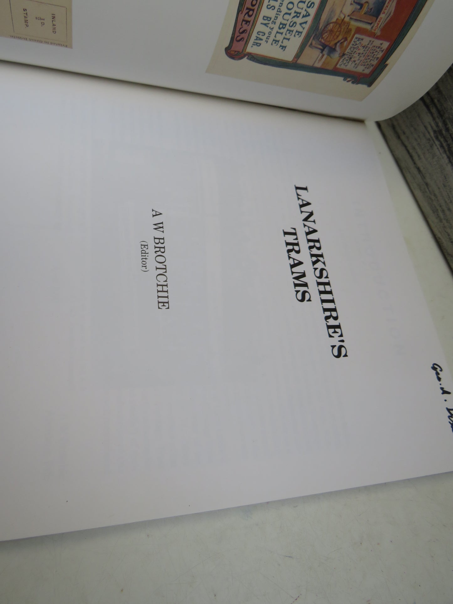 Lanarkshire Trams By A W Brotchie (Editor) 1993