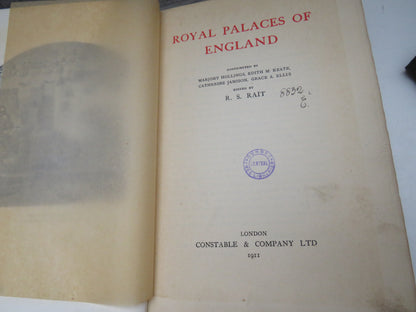 Royal Palaces of England Edited By R. S. Rait 1911