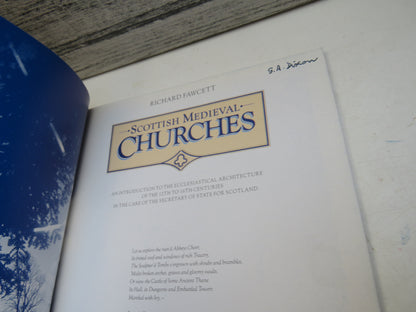 Scottish Medieval Churches By Richard Fawcett 1985 book image 3