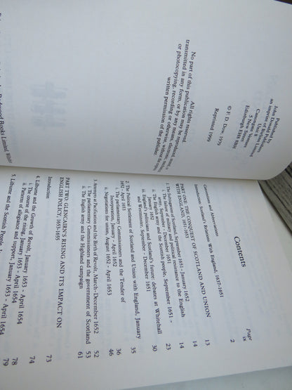 Cromwellian Scotland 1651-1660 By F.D. Dow 1999 book image 4
