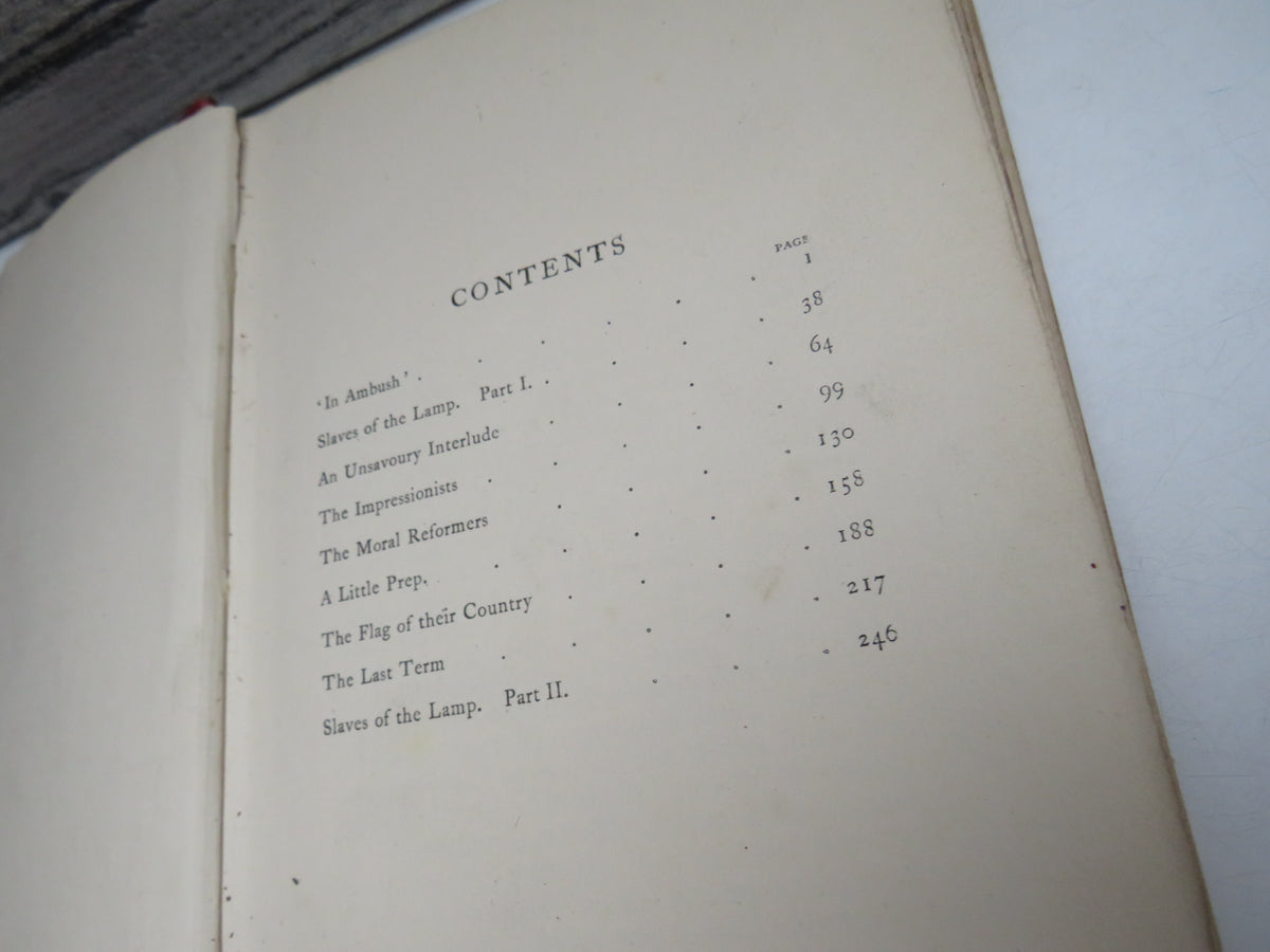 Stalky & Co By Rudyard Kipling 1899