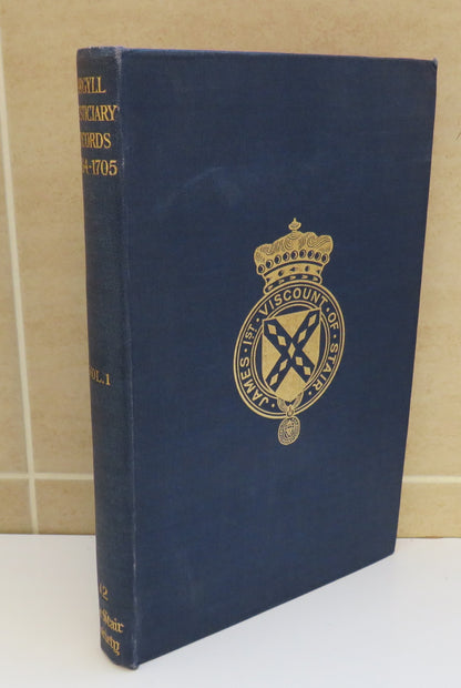 The Justiciary Records of Argyll and The Isles 1664-1705 by John Cameron, Volume I, 1949 book image 2