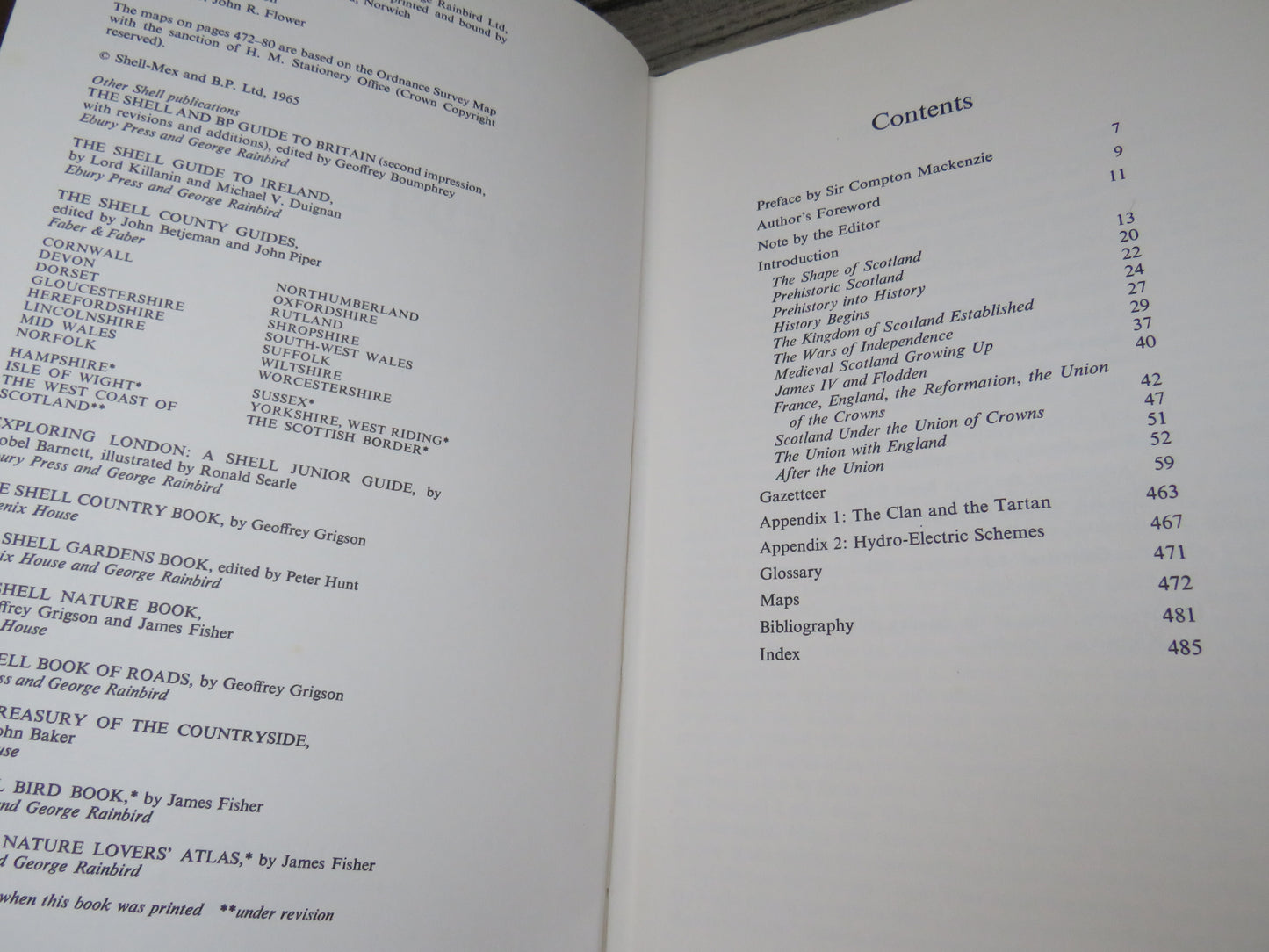 The Shell Guide To Scotland By Moray McLaren 1965
