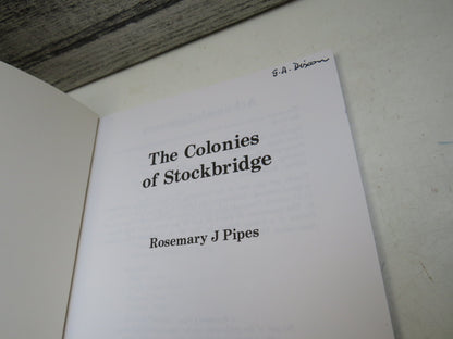 The Colonies of Stockbridge By Rosemary J Pipes 1984 book image 3
