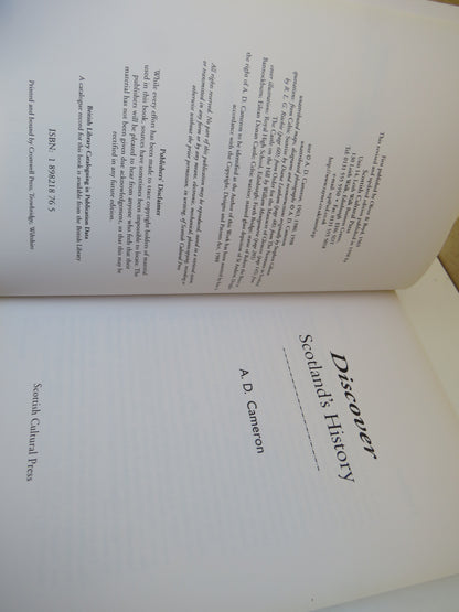 Discover Scotland's History by A. D. Cameron, 1998 book image 4