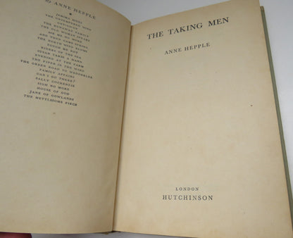 The Taking Men By Anne Hepple 1956 book image 3