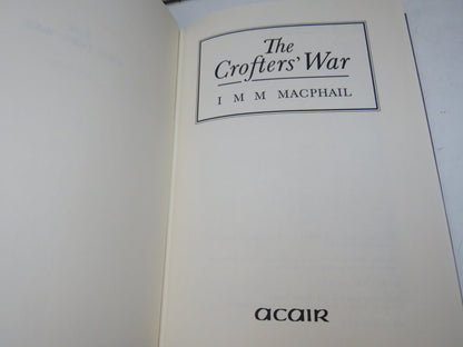 The Crofters' War By I M M Macphail 1989 book image 4