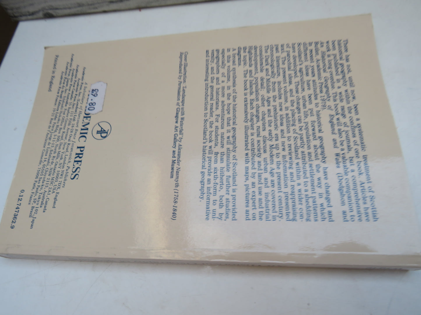 An Historical Geography of Scotland Edited By G. Whittington & I.D. Whyte 1983
