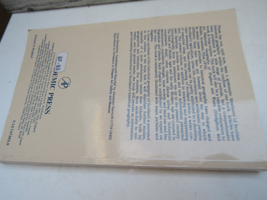 An Historical Geography of Scotland Edited By G. Whittington & I.D. Whyte 1983
