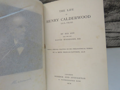 The Life of Henry Calderwood By His Son and The Rev David Woodside 1900 book image 4