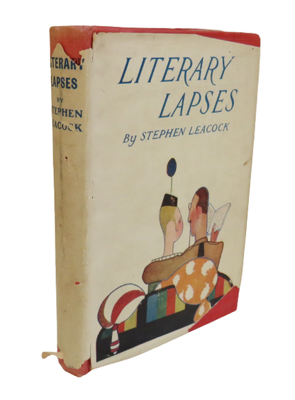 Literary Lapses by Stephen Leacock, 1919 book front cover