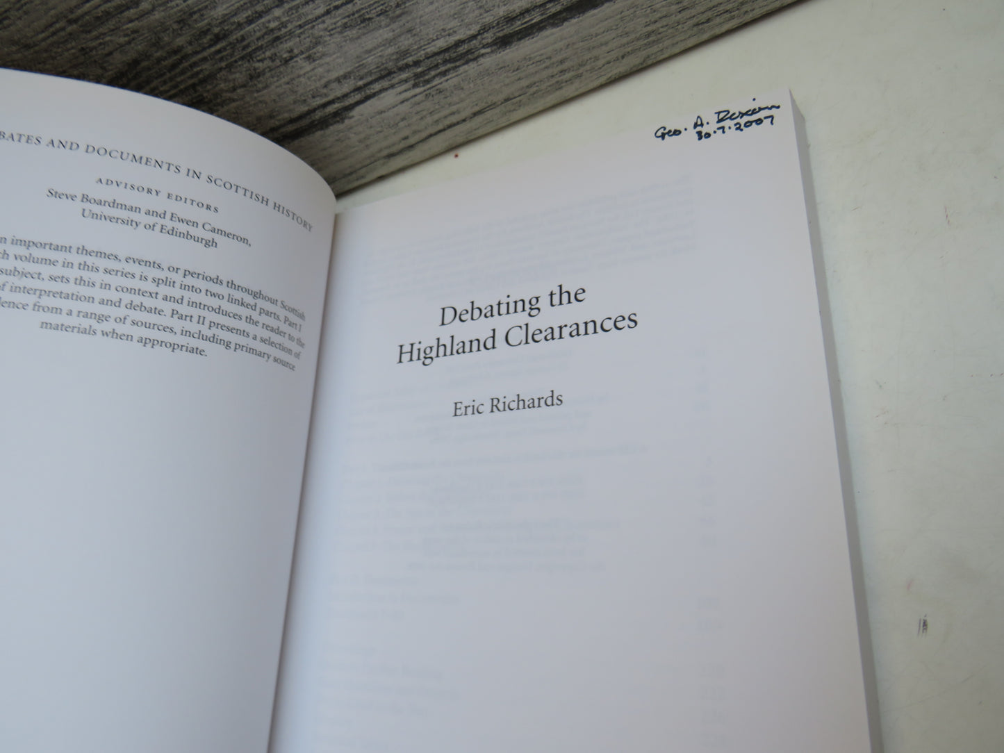 Debating The Highland Clearances By Eric Richards 2007