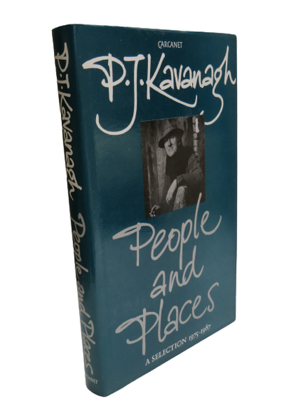 People and Places A Selection 1975-1987 By P.J. Kavanagh Author Signed book front cover