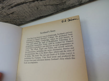 Scotland's Story By Tom Steel 1985 book image 3
