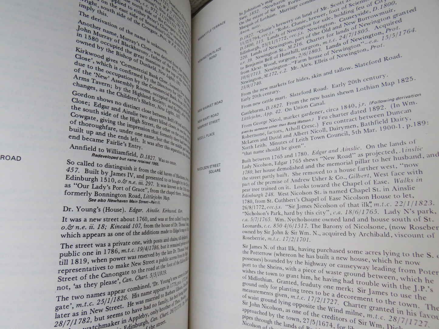 History and Deprivation of Edinburgh Street Names 1975