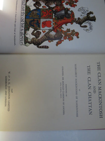 The Clan Mackintosh and The Clan Chattan by Margaret Mackintosh of Mackintosh 1948 book image 4